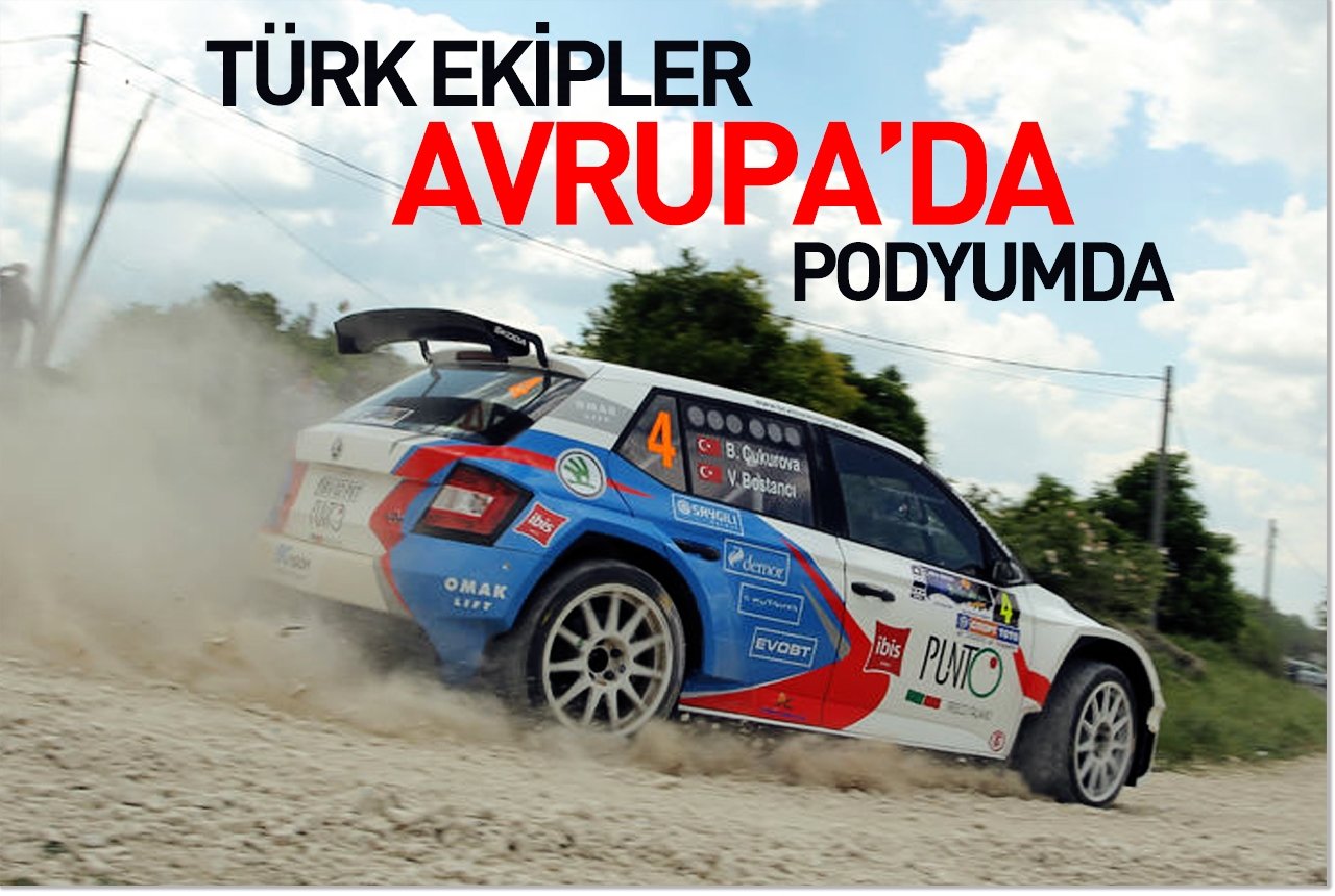 Türk ekipler Avrupa´da podyumda