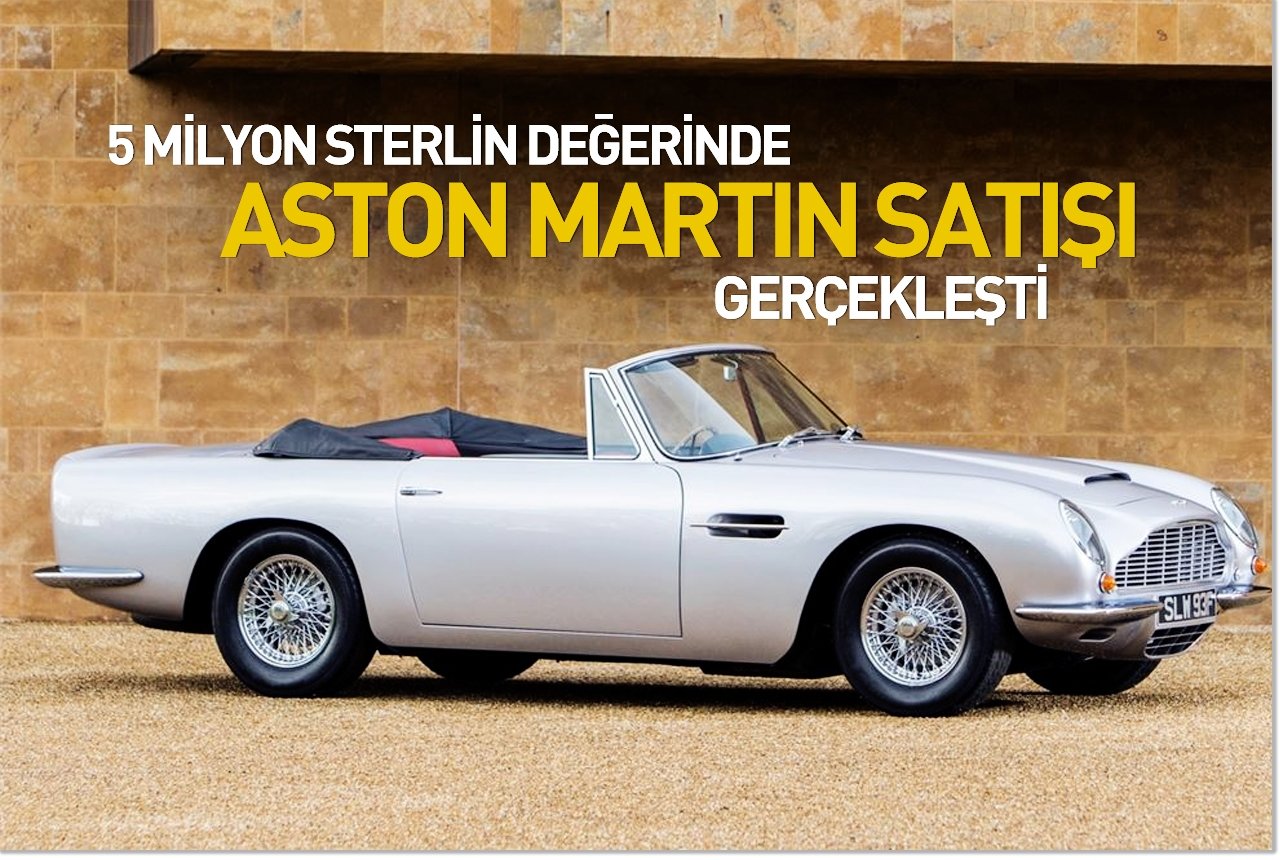 5 milyon sterlin değerinde Aston Martin satışı gerçekleşti