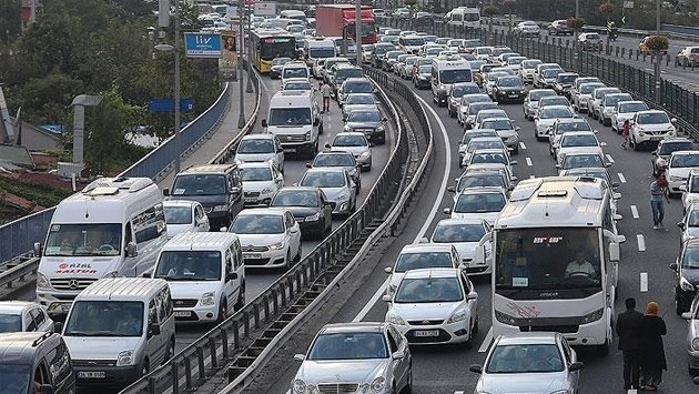 Trafiğe kayıtlı araç sayısı Haziran’da 21 milyon 643 bin oldu