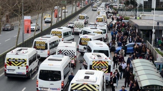 'İstanbul'da servis araçlarının ortalama seyir hızı 11,7 km/s olduğu için...'