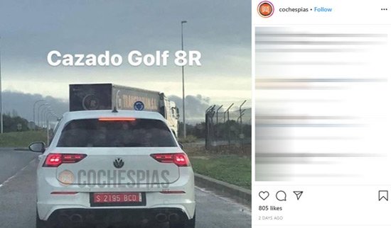 2021 Volkswagen Golf R İspanya'da ortaya çıktı