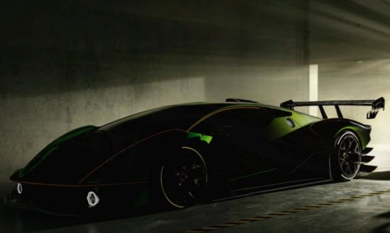Lamborghini'nin yeni canavarı karanlıklar içinde göründü