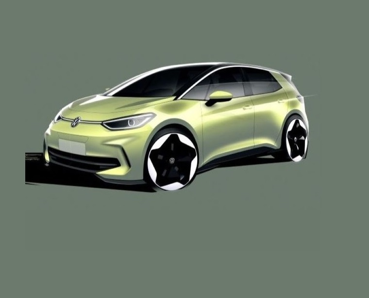 VW ID.3’e uygulanacak makyajın ön çizimleri paylaşıldı