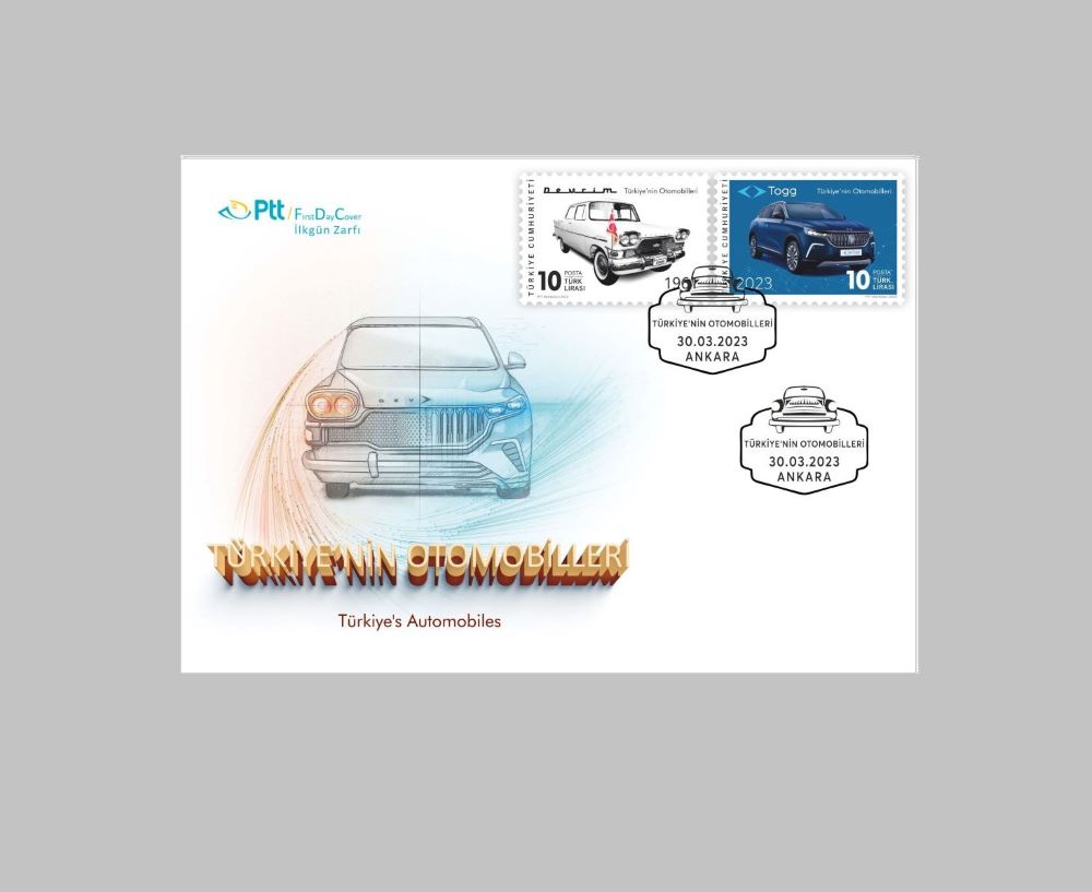 PTT’den Türkiye’nin otomobillerine özel pul ve zarf