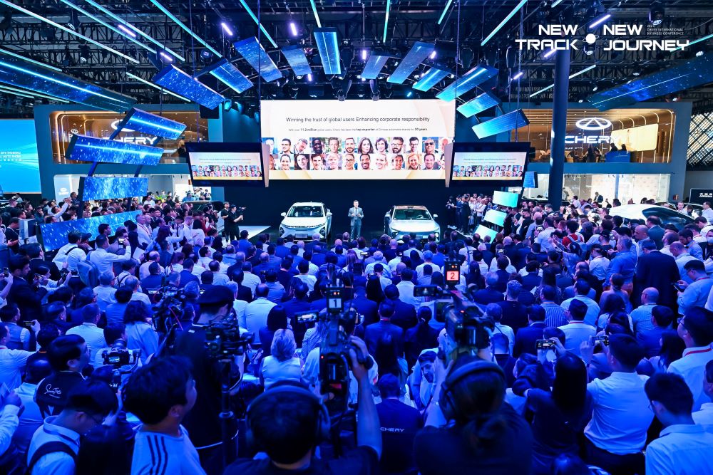 Şanghay’da 14 Chery modeli tantıldı