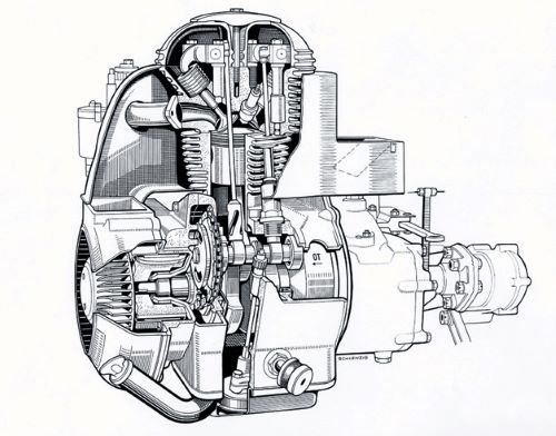 Tek silindirli motor